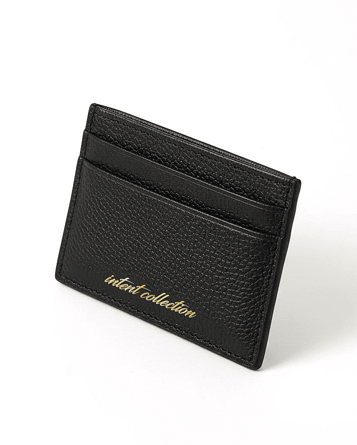 Intent Black Card Holder