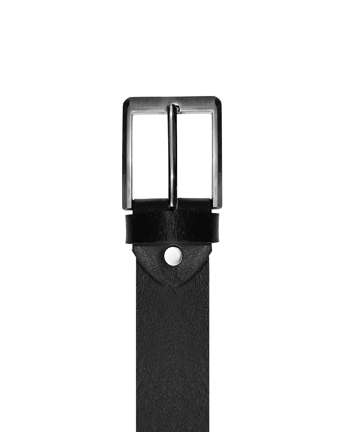 Intent Black pure leather belt