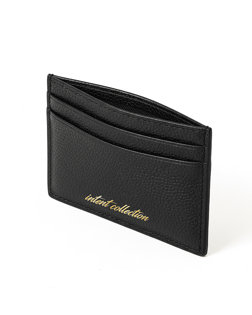 Intent Black Card Holder