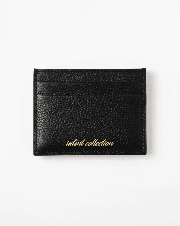 Intent Black Card Holder