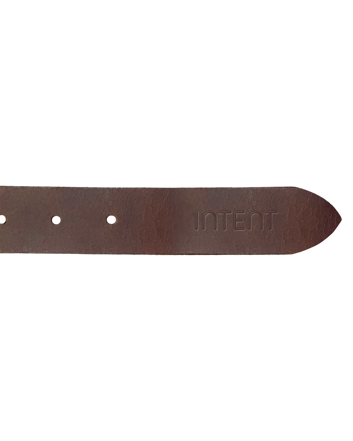 Intent Dark Brown Leather Belt