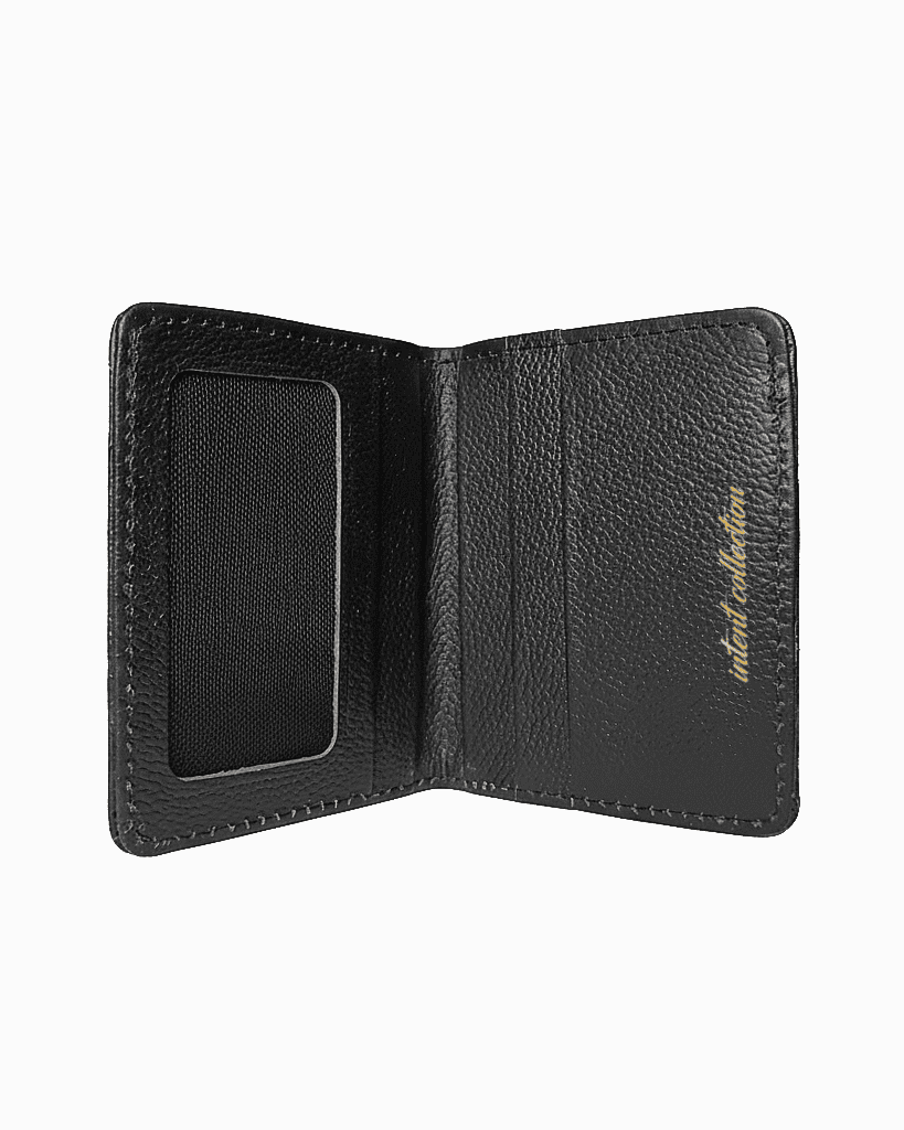 Intent Black Texture Note Wallet