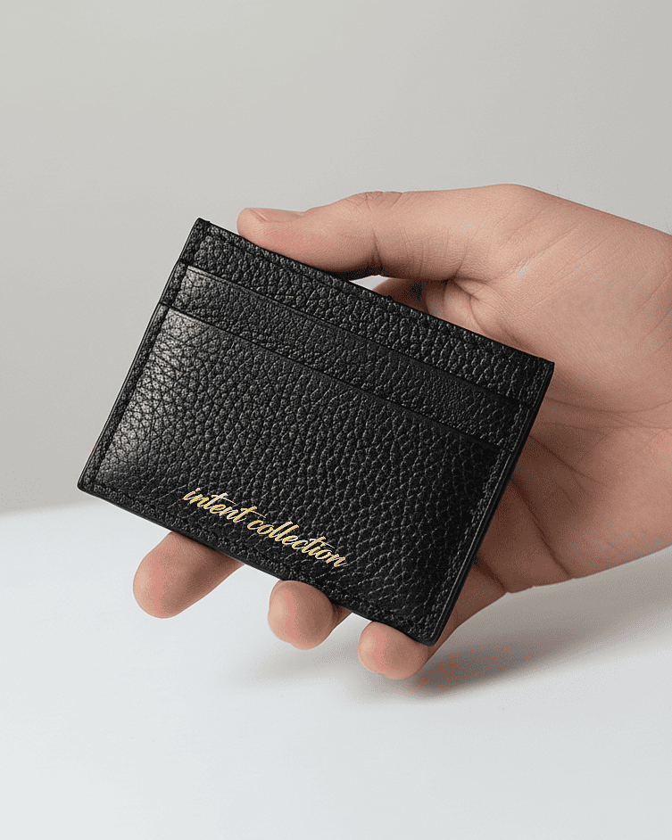 Intent Black Card Holder