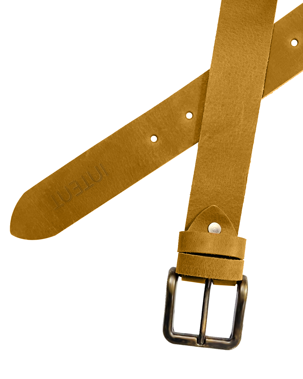Intent Camel Leather Belt
