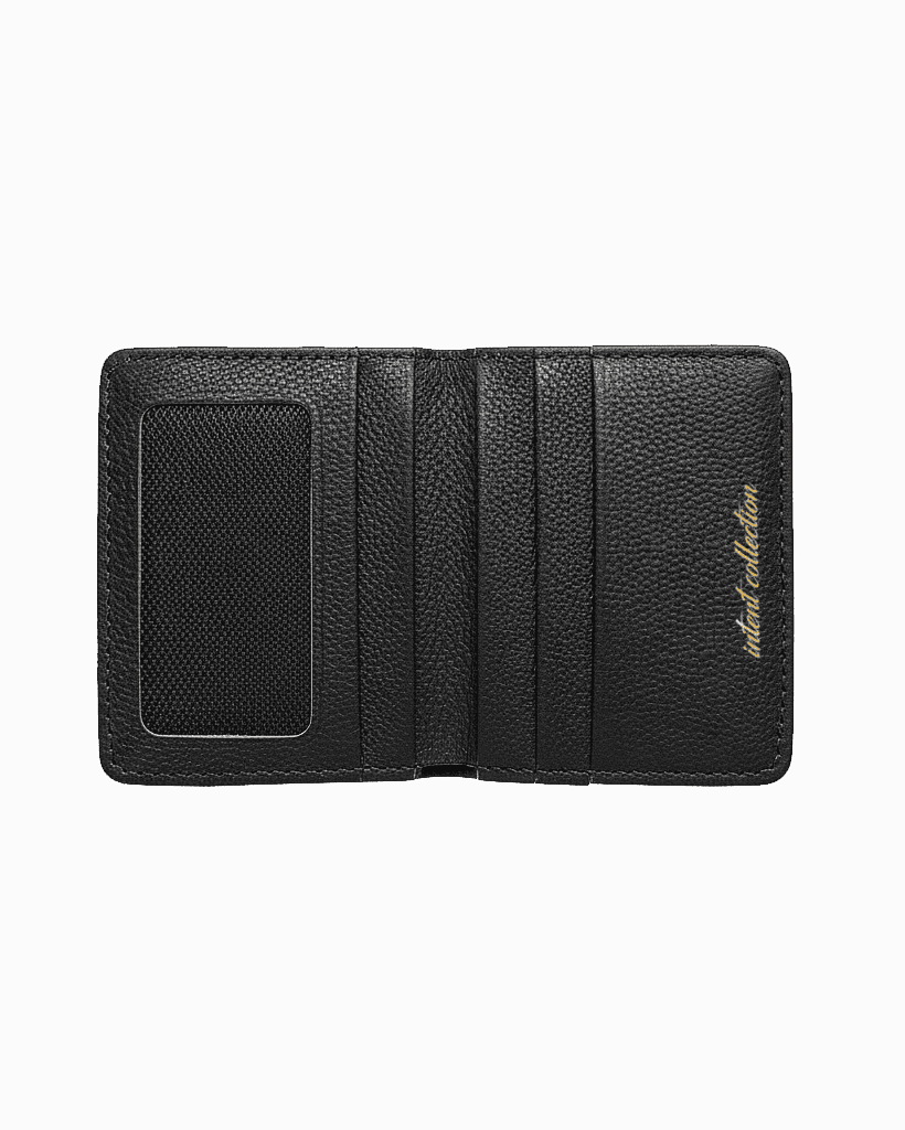 Intent Black Texture Note Wallet