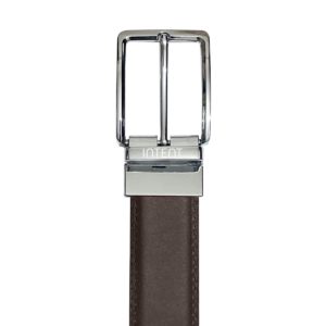 DUAL TONE BELT - DARK BROWN